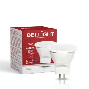 Super-Preis BELLIGHT LED GU4 MR11 3W = 50W 260lm 12V Reflektor 200° Neutralweiß 4000K