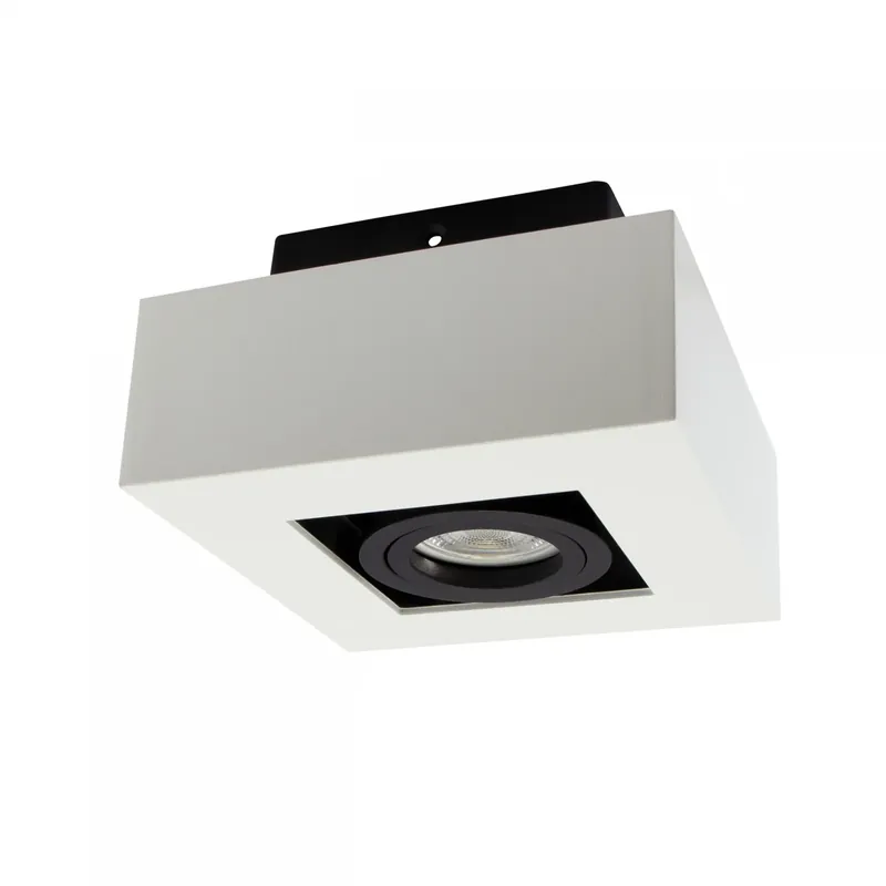 MIRORA LED Deckenleuchte 15x15cm GU10 Schwenkbar Schwarz Expressversand