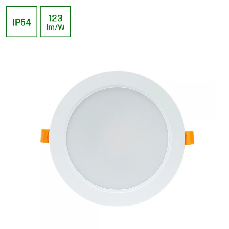 Knallerangebot DURE 3 LED Einbauleuchte Ø17cm 18W 3000K IP54 Badezimmer
