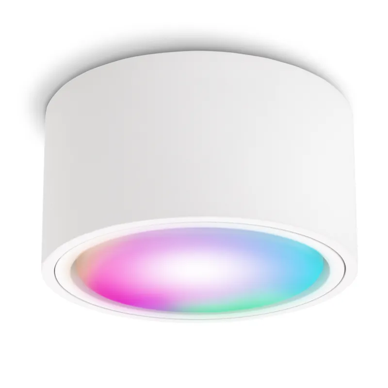 CELI-X flacher Aufbaustrahler in weiß rund inkl. Smart WLAN RGB LED GX53 230V Super-Preis