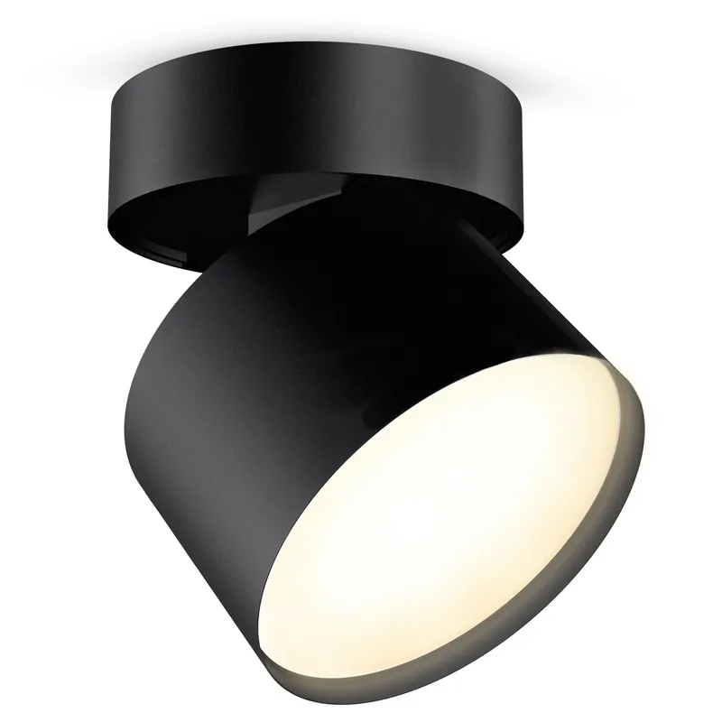 SAMU Aufbauspot schwenkbar schwarz mit LED GX53 3W LumiFLEX warm / neutral / kalt Abverkauf