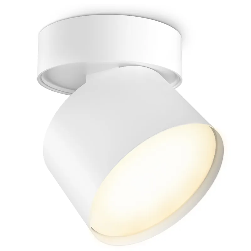 Schneller Versand SAMU Aufbaustrahler weiß schwenkbar mit LumiFLEX LED GX53 3W einstellbare Lichtfarbe