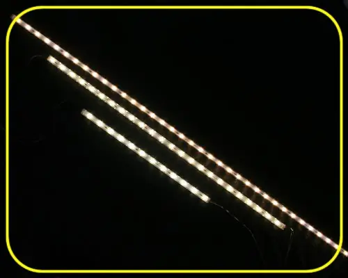 12 V LED Leiste 10x10mm 36 LEDs 91,5 cm warmweiß Neu Im Sortiment