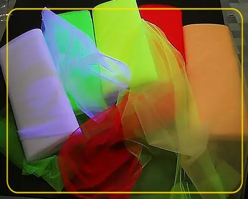 Beliebt 1 m Fluo Tüll orange, 150 cm breit, 1,5 qm