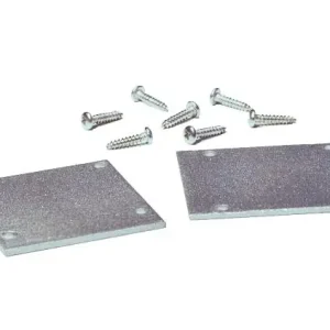 2 Stk Endkappen weiß für Aluprofil 45x47mm Begrenztes Angebot
