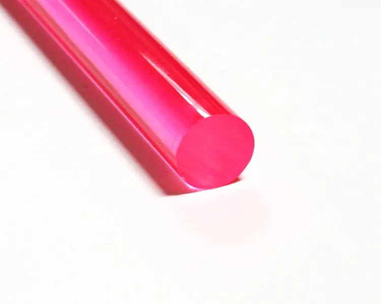 30mm polierter Acrylstab XT fluo pink Ø 15 mm Highlight