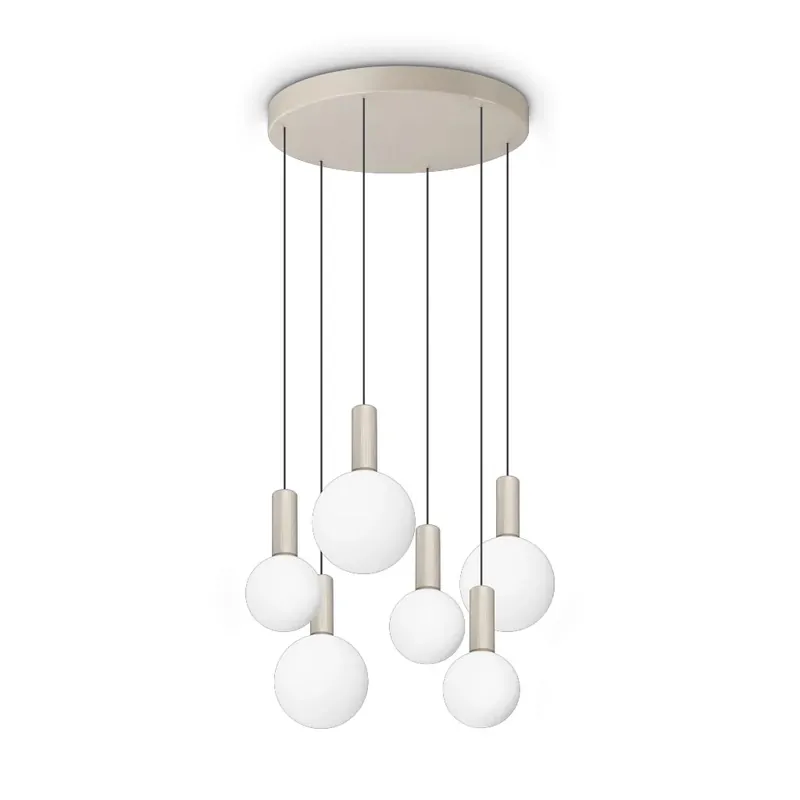 Billig Ideal Lux Odeon SP6 Round LED-Pendelleuchte