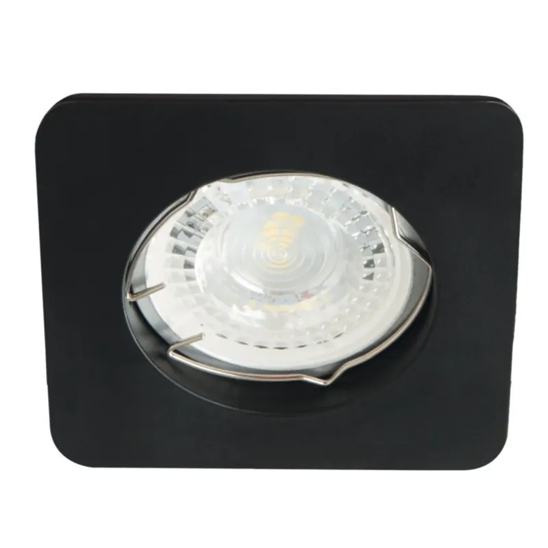 Letzte Chance Recessed aluminum spotlight square 78mm x 78mm IP20 GU5.3 GU10 12V 230V