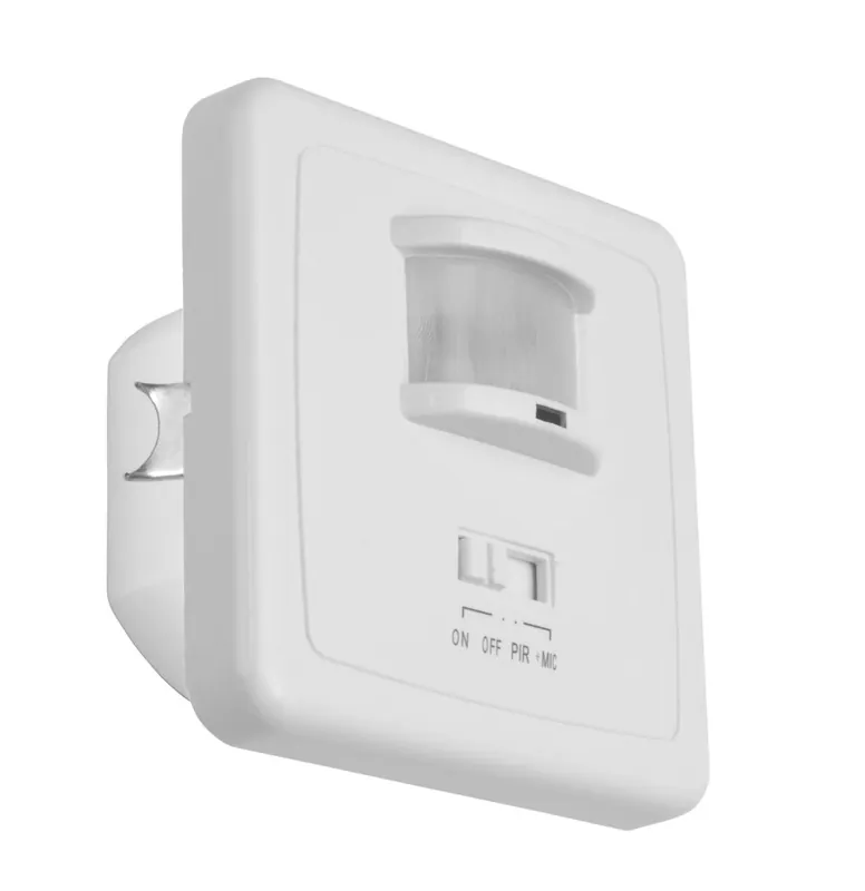 Echt LED motion detector with PIR sensor, max 12m, white, 40 - 500VA / IP20 / 230V