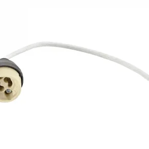 Knallerangebot 10 Stück GU10 Fassung 230V Brandschutzkabel 17cm Kabel