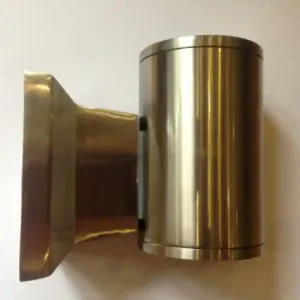 Neue Ware Wandleuchte DOWN Light Edelstahllook eisengebürstet