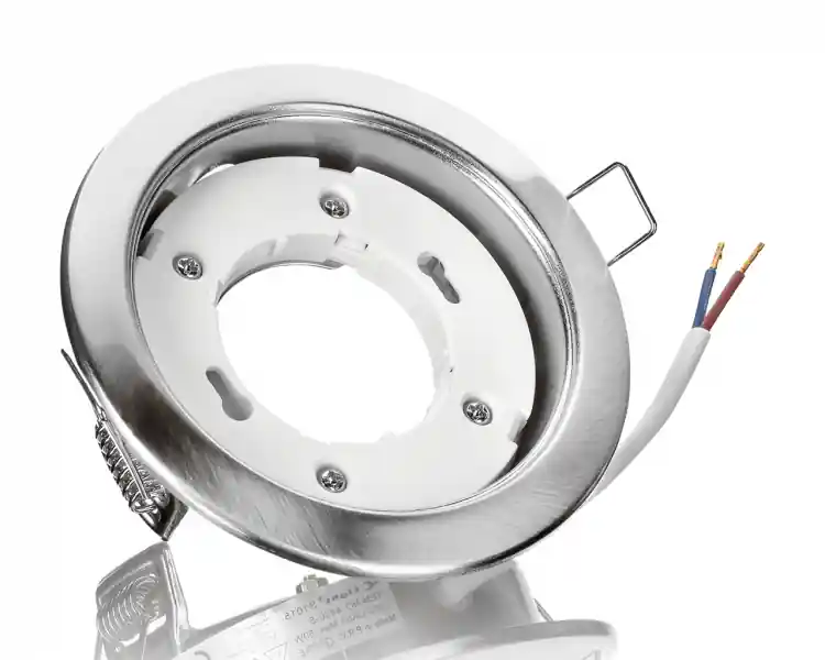 Garantierte Lieferung 10x Metall Einbaustrahler GX53 eisengebürstet