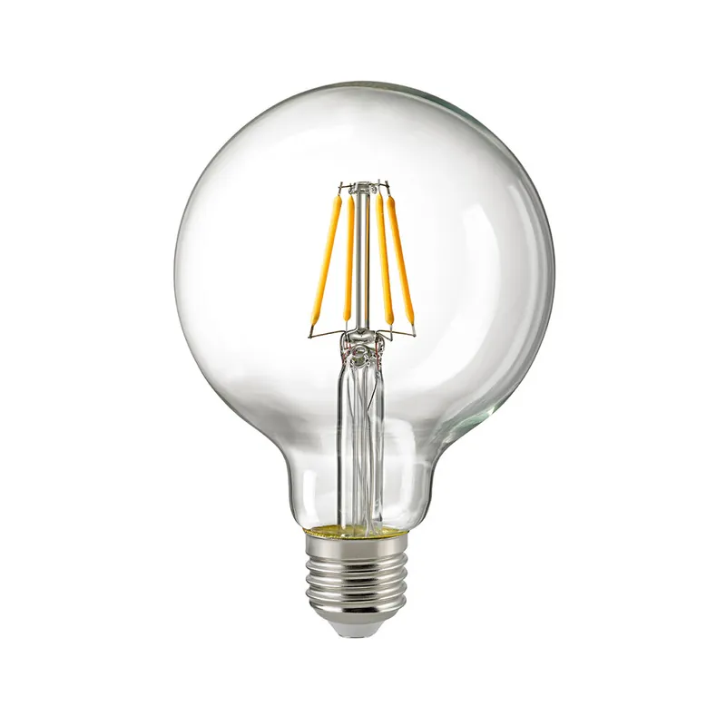 Sonderaktion 4,5W Globe 95mm Filament klar E27 470lm 2700K dim