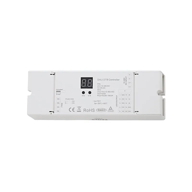 Schnäppchen DALI Controller DC/DC 5-Kanal 5x8A 170x59x29mm